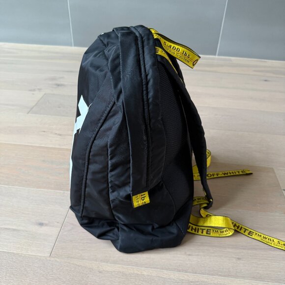 0FF-WHITE Nylon Easy Backpack Cross Arrow Logo c/o Virgil Abloh - Picture 5 of 13